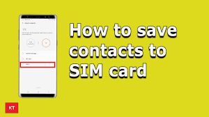 Feb 01, 2021 · below are the steps you need to take on how to save contacts to sim on iphone: How To Save Contacts To Sim Card Youtube
