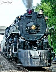 Brian Cazel Steam Locomotive Photographs 28 May 2018 Wow 16yrs Back June 24th The 261 At Rochelle Il The Pilot Look Steam Locomotive Locomotive Old Trains
