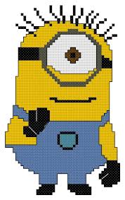 Counted Cross Stitch Pattern Despicable Me Minion By Dreamymemories 4 25 Cross Stitch Minion Pattern Stitch Patterns