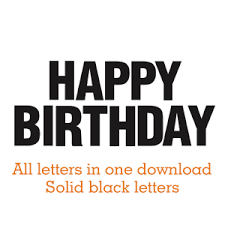 Free Printable Happy Birthday Letter Sign Happy Birthday Signs Happy Birthday Lettering Birthday Letters