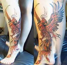 Phoenix Leg Tattoo Phoenix Leg Tattoo Phoenix Tattoo Leg Phoenix Tattoo