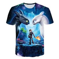 Us 5 39 40 Off Pocket Toothless T Shirt Mens Cute Tops How To Train Your Dragon Cartoon T Shirt 3d T Shirt Summer Clothes Novel T Shirt In T Shirts