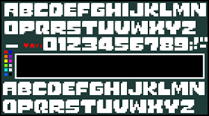 Styles for each font are a combination of textures and solid colors. Undertale Logo Creator