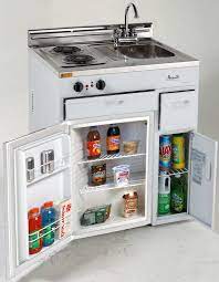It is rare to find a unit wider than 72 inches. Avanti Ck3016 30 Inch Compact Kitchen With 2 2 Cu Ft All Refrigerator Electric Cooktop Stainless Steel Countertop Stainless Steel Sink Chrome Faucet And Integrated Backsplash