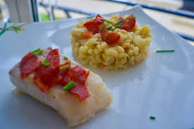Coquillettes Facon Risotto Et Cabillaud Basse Temperature Inspiration Cyril Lignac Art De Vivre Recette Coquillette Coquillettes Alimentation