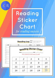 Reading Sticker Chart Set
