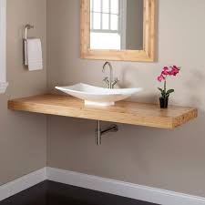 What are a few brands that you carry in bamboo vessel sinks? Minimalist Natural Bamboo Vanity Bathroom Vanity Bathroomideas Bathroomdesign Floating Bathroom Vanities Wall Mounted Bathroom Sinks Bathroom Design Small