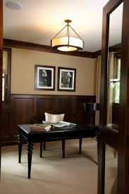 The 7 Best Neutral Paint Colours To Update Dark Wood Trim Kylie M Interiors Dark Wood Trim Dining Room Wainscoting Wood Wainscoting