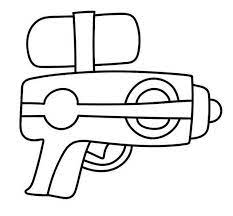 Free printable gur holds a gun coloring page in vector format, easy to print from any device and automatically fit any paper size. Pin On Water Gun Coloring Pages For Kids
