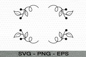 Free svg cut files downloadable for cricut explore and silhouette cameo, so you can use them in your diy crafts! Wreath Svg Cut File Svg Clip Art Leaves Svg Flourish Svg 930086 Illustrations Design Bundles
