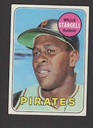 1969 TOPPS BB #545 WILLIE STARGELL/PIRATES EX/EX+