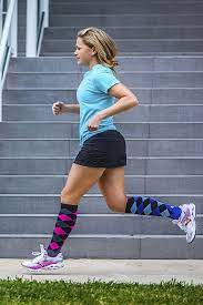 Argyle Compression Socks Running Attire Compression Socks Running Clothes