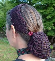 Messy bun and ponytail knitting patterns. 62 Crochet Bun Cover Ideas Crochet Crochet Hair Accessories Crochet Hair Styles