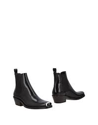 Calvin klein 205w39nyc cal calveta leather ankle boots in black. Calvin Klein 205w39nyc Boots In Black Modesens