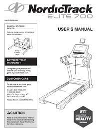 Nordictrack is a manufacturer of exercise equipment, best known for its classic nordic ski this is why the ski. Nordictrack Elite 700 Ntl79020 1 User Manual Pdf Download Manualslib