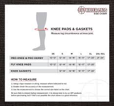 size charts 187 killer pads