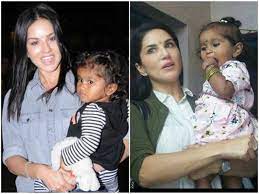 Sunny had gone to pick them up from school. Sunny Leone On Nisha Kaur Weber