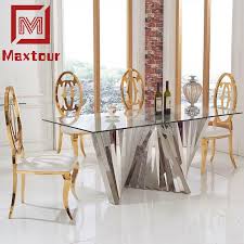 Redefine your dining experience with elegant 8 seats dining table at alibaba.com. Dinning Room Furniture Stainless Steel Dining Dinning Table 6 8 10 Chairs Set Glass Top Dinner Tables Buy Dining Room Furniture Table Sets Dinning Table Set Dinning Table Set Glass Product On Alibaba Com