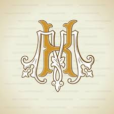 Wedding Logo Mk Km Vintage Monogram Wedding Clip Art Wedding Logos Vintage Monogram Wedding Clip