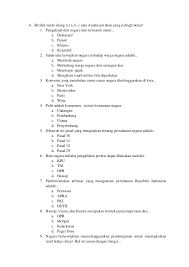 Soal Uts Pkn Kelas Ix