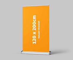 Download Free Wide Rollup Mockup Psd PSD Mockup Templates