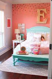 Teal And Coral Bedroom Room Makeover Girls Bedroom Girls Bedroom Paint