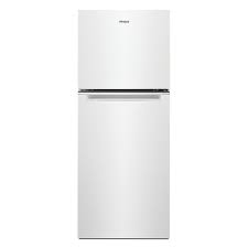 Wrs325sdhw whirlpool 36 24.6 cu. Whirlpool 11 6 Cu Ft Top Freezer Counter Depth Refrigerator At Menards
