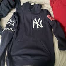 Buy New York Yankees Pro Standard Team Logo Pullover Hoodie Navy Online In Zambia 294545050034