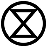 Image result for extinction rebellion logo
