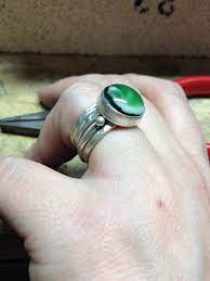How To Make Silver Rings With Glass Cabochons Wire Work Jewelry How To Make Rings Diy Silver Rings