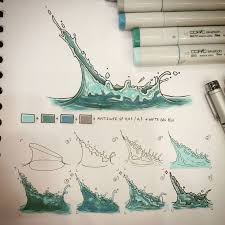 Watter Splah Fast Tutorial 1 Zeichnen Sie Das Globale Volumen Das Sie Ihrem Drawings Art Art Tutorials Drawings Art Inspiration