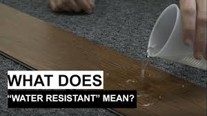 Financing available · get free samples · installation available Waterproof Vs Water Resistant Part One Youtube