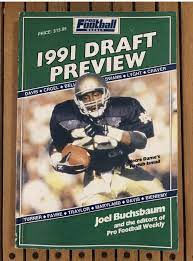 Football Gift 1991 Draft Preview Pro Football Weekly Nfl Brett Etsy Canadian Football League Football Gifts Football Hall Of Fame