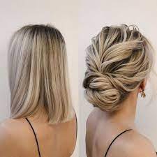 30 Updos For Short Hair To Feel Inspired Confident In 2021 Hair Adviser Short Hair Updo Short Wedding Hair Short Hair Styles