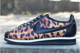 Nike Cortez Classic 3d Leopard Navy Orange Nike Shoes Women Nike Leopard Nikes