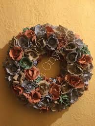 Eierkarton Rosen Kranz Paper Flowers Diy Roses Egg Carton