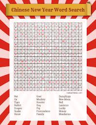 Chinese New Year Word Search Pdf Ready To Print And Play Customize The Words And Colors To Make T Harry Potter Words Harry Potter Word Search New Year Words