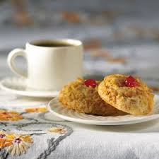 Cherry Dot Cookies With Kellogg 39 S Corn Flake Crumbs Cherry Cookies Recipes Cherry Cookies Cookie Recipes
