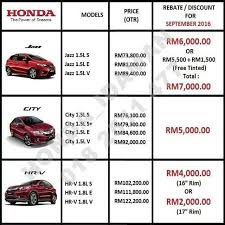 Different toyota land cruiser models. Honda Pricelist Rebate Cars Cars For Sale On Carousell