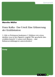 Uitgebreide vertaling voor das urteil sprechen (duits) in het engels. Das Urteil Von Franz Kafka Die Figur Des Freundes Grin