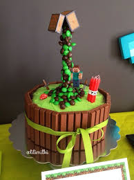 Minecraft Birthday Gravity Cake Lilimilki Gravitycake Minecraft Birthday Gravity Cake L Minecraft Birthday Cake Minecraft Birthday Birthday Cupcakes Boy