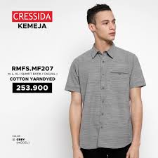 Dapatkan potongan khusus untuk anda yang berbelanja minimal 5 pcs barang. Promo Baju Kemeja Lengan Pendek Pria Cowok Slimfit Branded Cressida Shopee Indonesia