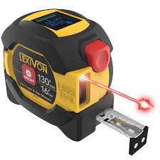 Its design allows for a measure of great length to be easily carried in pocket or toolkit and permits one to measure around curves or corners. Lexivon 2 In 1 Digital Laser Tape Measure 130ft 40m Laser Distance M Lexivon Com