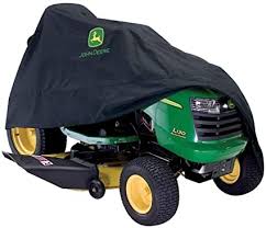 How much does it cost to repair a riding lawn mower. Amazon Com John Deere Lp93917 Heavy Duty Fabric Standard Riding Lawn Mower Protective Storage Tarp Cover With Elastic Drawstring For 100 X300 Series Tractors Garden Outdoor