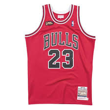 Authentic Jersey Chicago Bulls Road Finals 1997 98 Michael Jordan