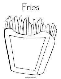 Search through 623,989 free printable colorings at. Fries Coloring Page Twisty Noodle