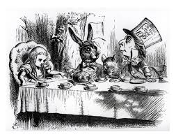 Tea tray in the sky. The Mad Hatter S Tea Party Illustration From Alice S Adventures In Wonderland By Lewis Carroll 1000museums