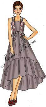 Memang banyak sekali desain model batik yang bisa kamu gunakan untuk bekerja. Sketsa Desain Baju Wanita Modern Gaya Ootd