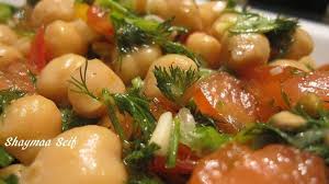 سلطة الحمص بالشبت والبصل الاخضر بالصور من Shaymaa Seif Recipe Recipes Food Peas