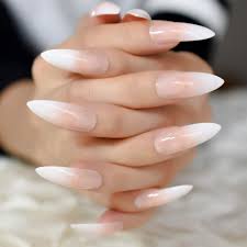 Check out our sharp nails selection for the very best in unique or custom, handmade pieces from our acrylic & press on nails shops. Ombre French Nail Extreme Stiletto Sharp Gradient Nude White 24 Fake Nails Acrylic Nails Wholesale Manicure Tips Natural Nails Buy At The Price Of 1 30 In Alibaba Com Imall Com